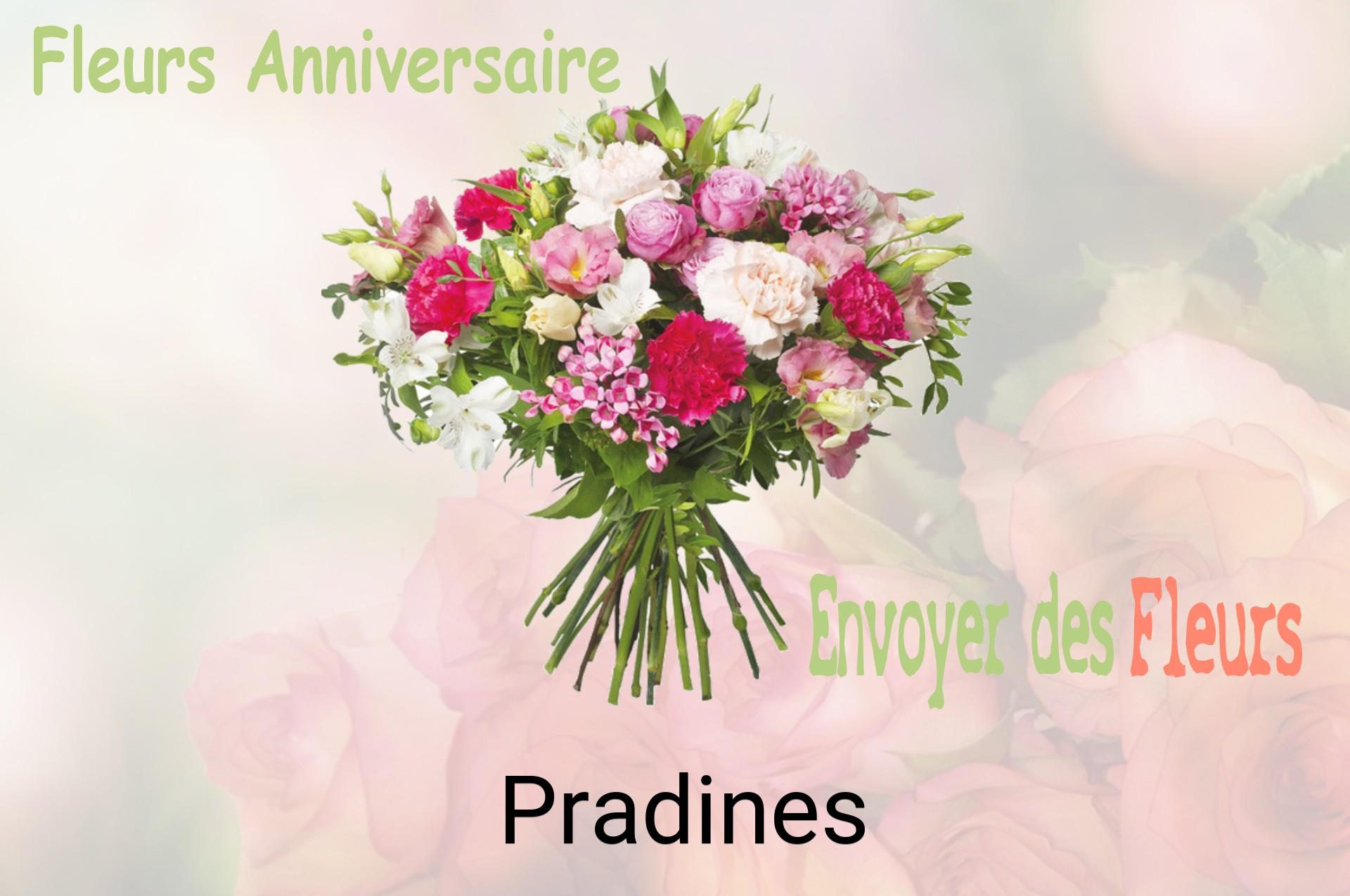 Bouquet de fleurs d’anniversaire livré à Pradines